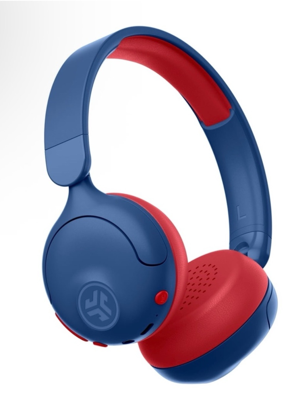 JLab JBuddies ANC Kids Over-Ear Headphones - Blue and Red - Picture 6 of 11
